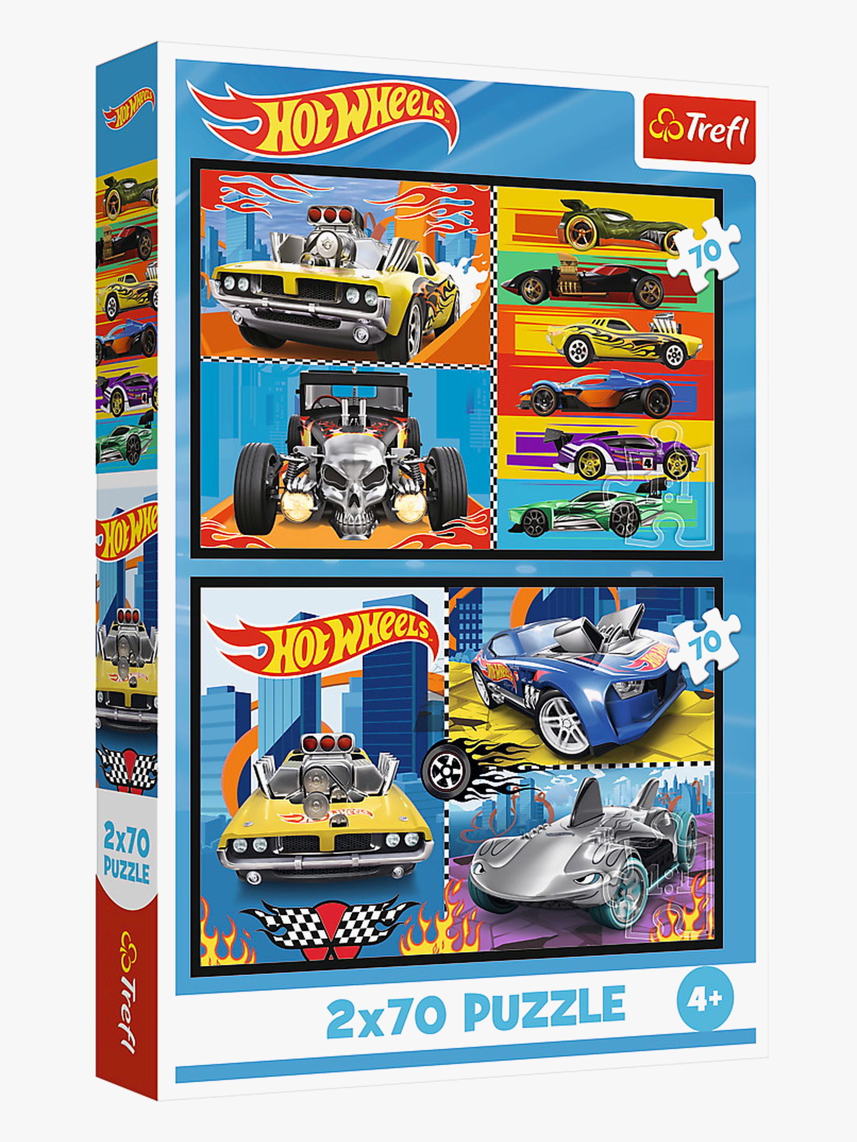 Hot Wheels Puzzles 2x70 Teile