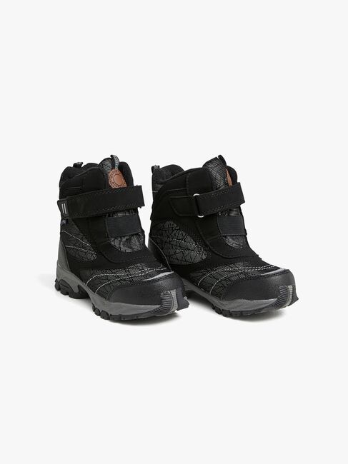 Nordbjørn Polar Reflective Winterstiefel, Schwarz