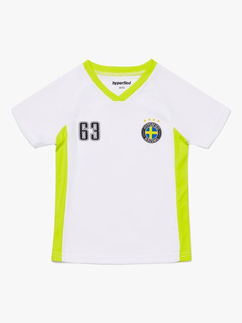 Hyperfied V-Neck Neo Logo T-Shirt, Bright White
