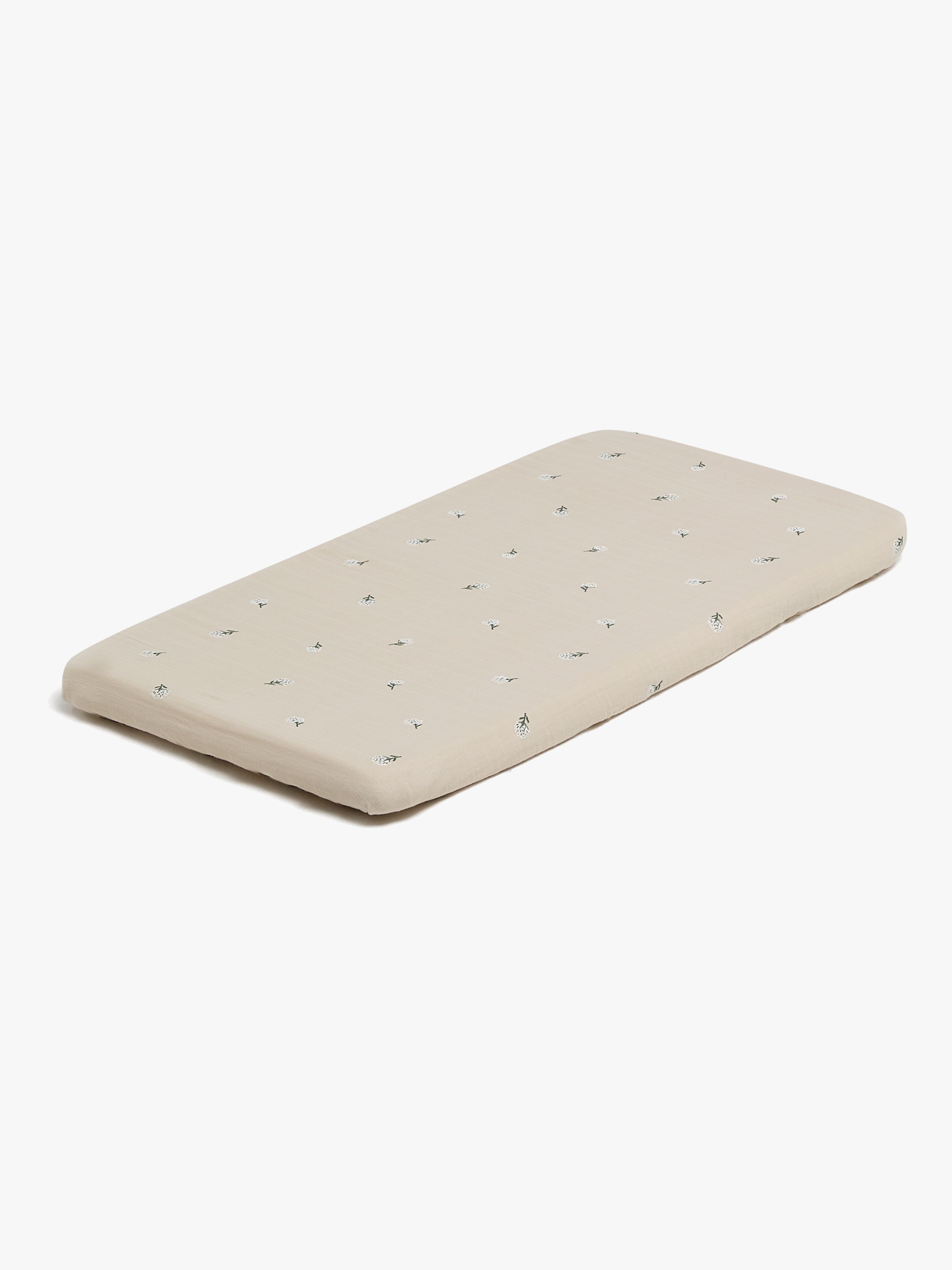 TWIGGIE Spannbettlaken Wiege 40x90, Beige