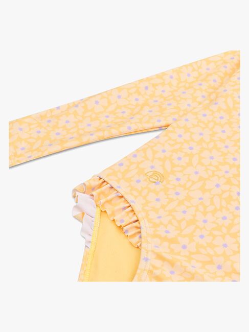 Swim Essentials  Langärmlig UV-Schutzanzug, Florish Yellow