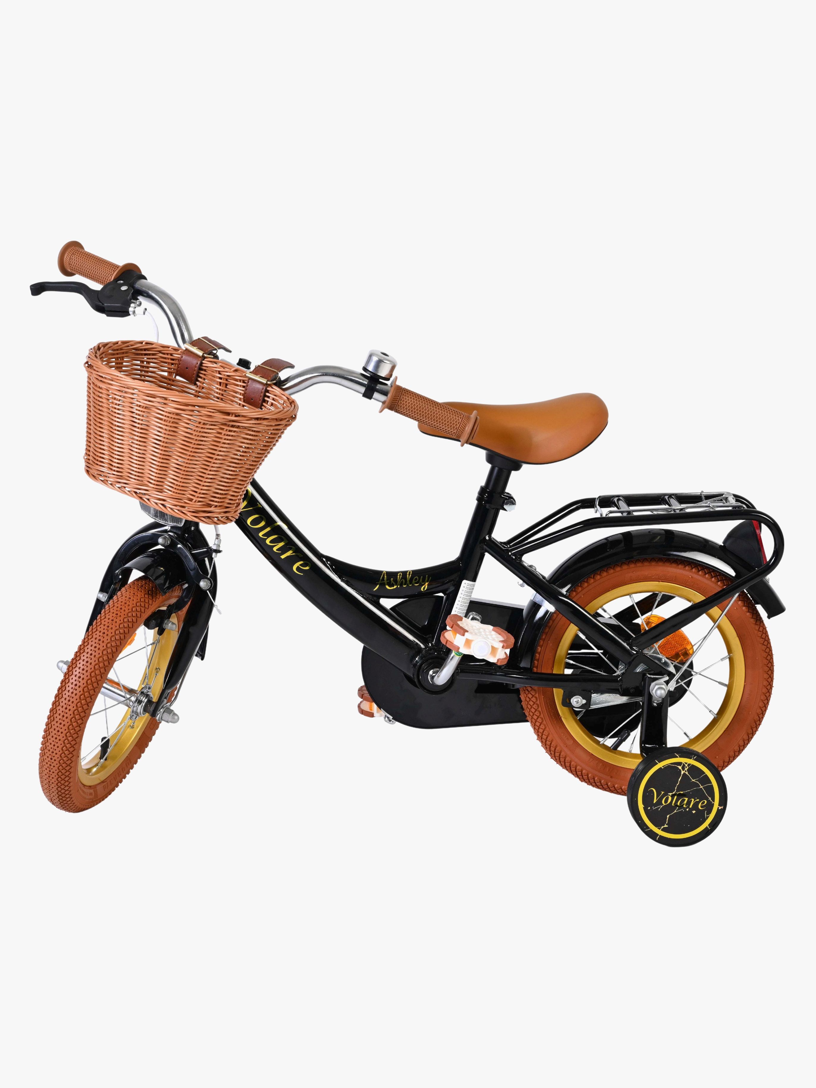 Volare Ashley Kinderfahrrad 12 Zoll, Schwarz