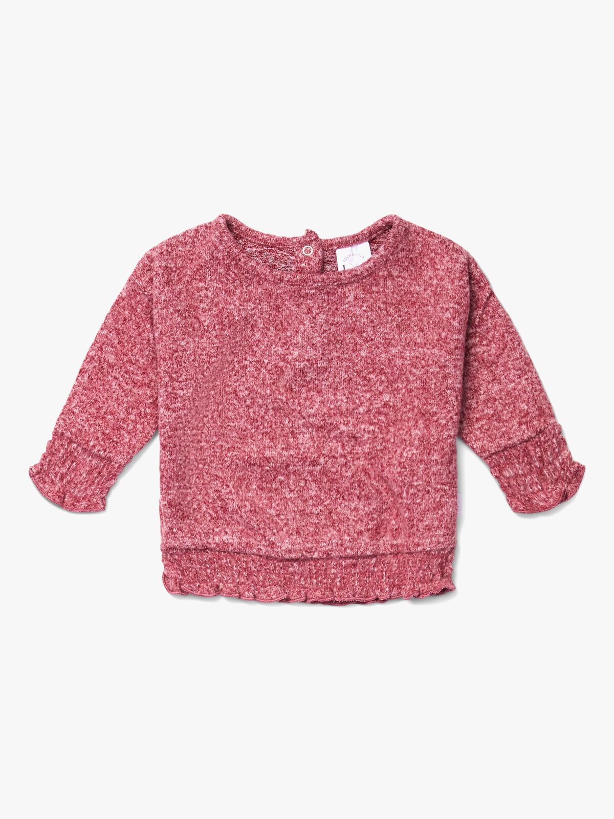 Luca & Lola Pasqualina Pullover Baby, Dark Pink Melange