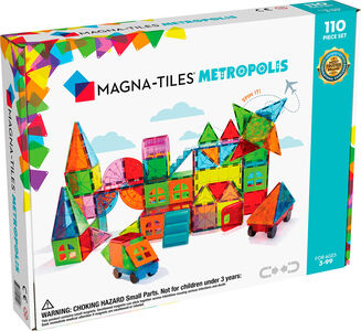 MagnaTiles Metropolis Baukasten 110 Teile