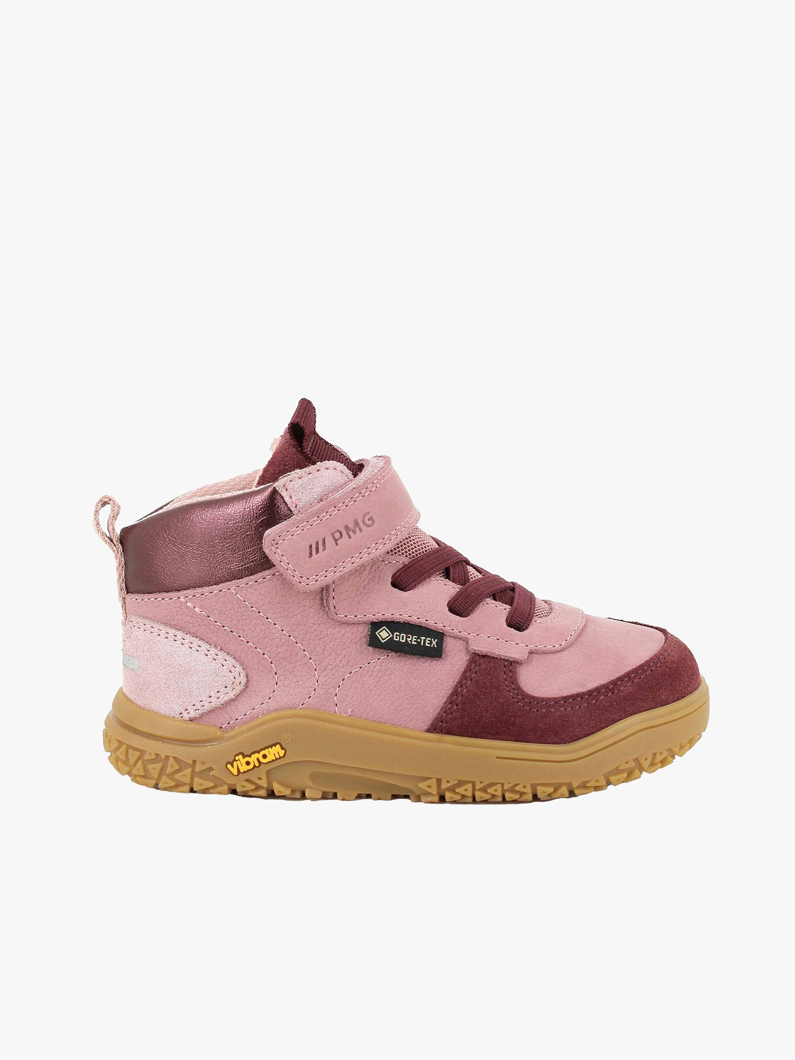 Primigi Pyr GTX Wasserdichte Mid Kinder Sneakers, Old Pink/Bordeaux, 33, Kinderschuhe