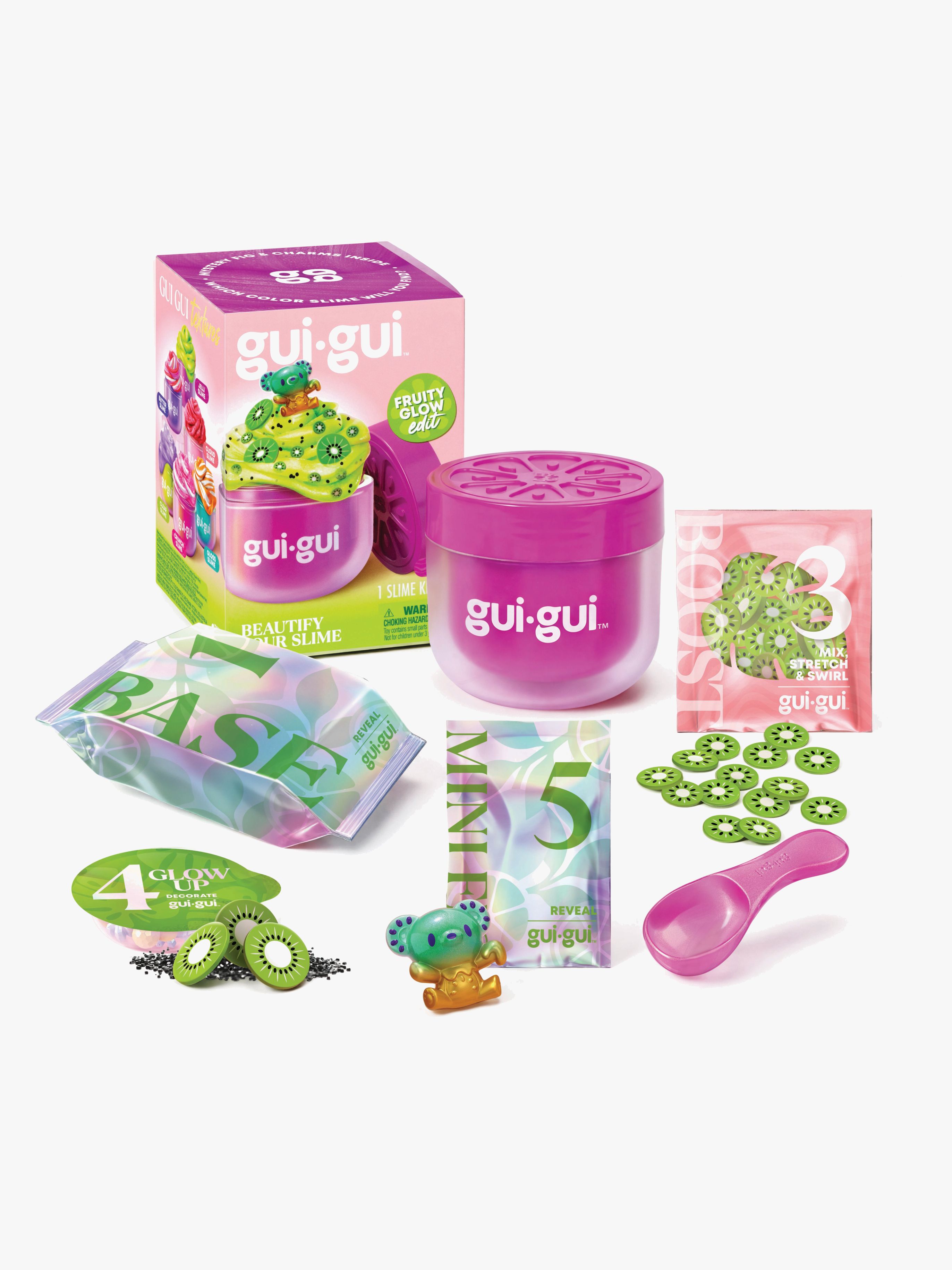 Gui Gui Slime Fruity Glow Kiwi, Grün