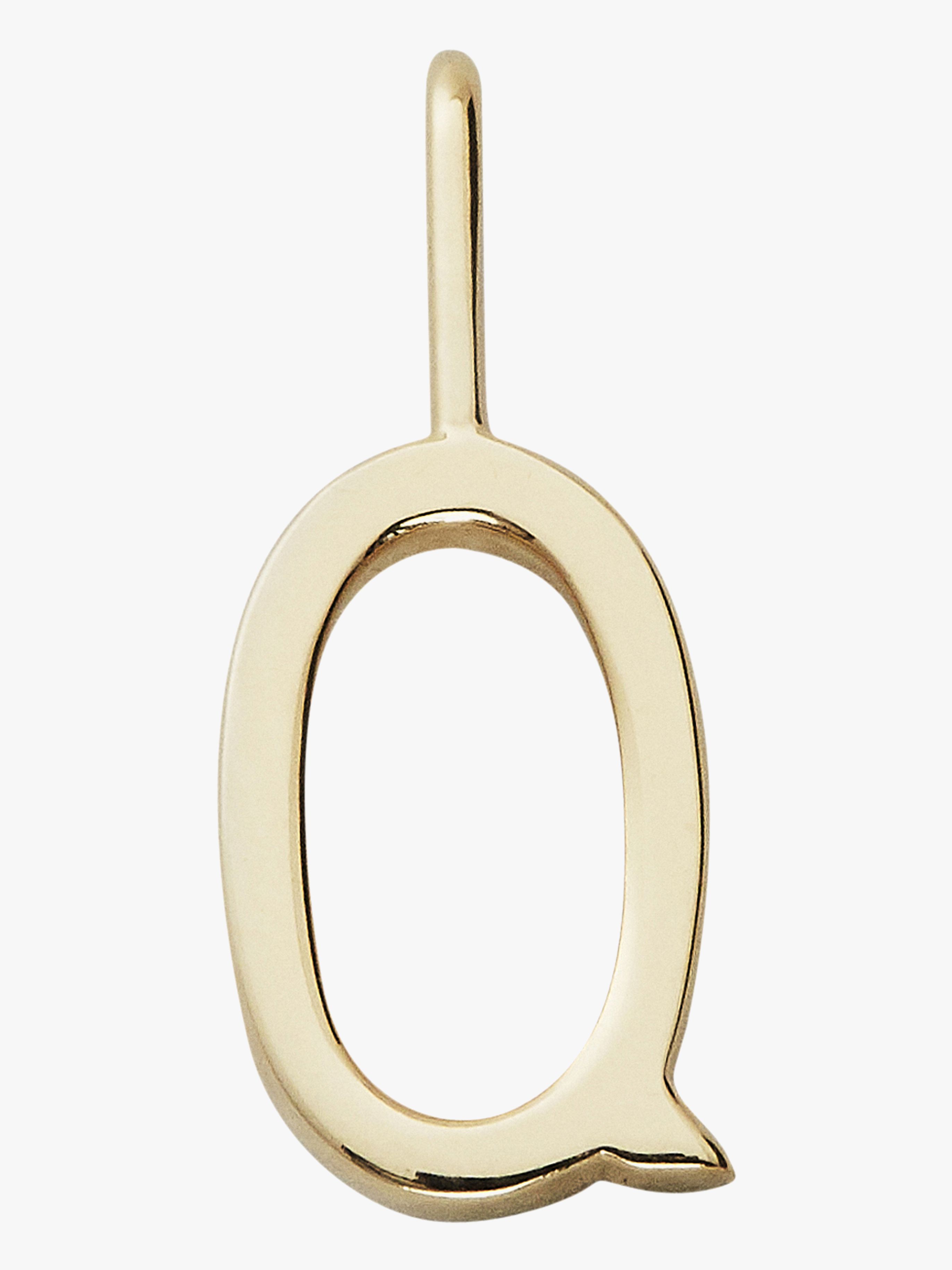 Anhänger Buchstabe 10 mm Q Gold