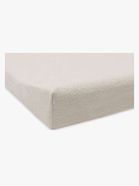 Jollein Wickelauflagenbezüge 50x70cm 2er-Pack, Milky Coffee/Ivory