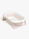 Beemoo CARE Assist Faltbare Badewanne, Pink/White