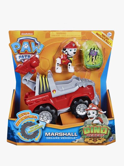 Paw Patrol Dino Rescue Fahrzeug mit Figur Marshall