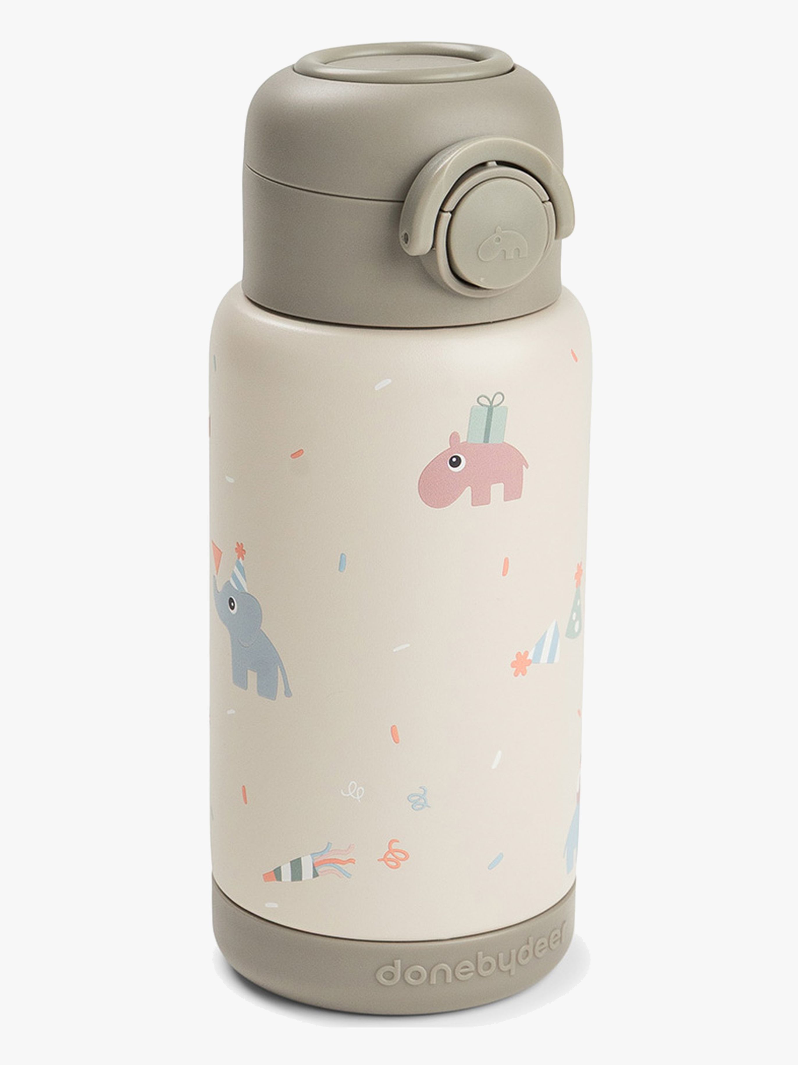 Celebration Trinkflasche mit Trinkhalm, Sand