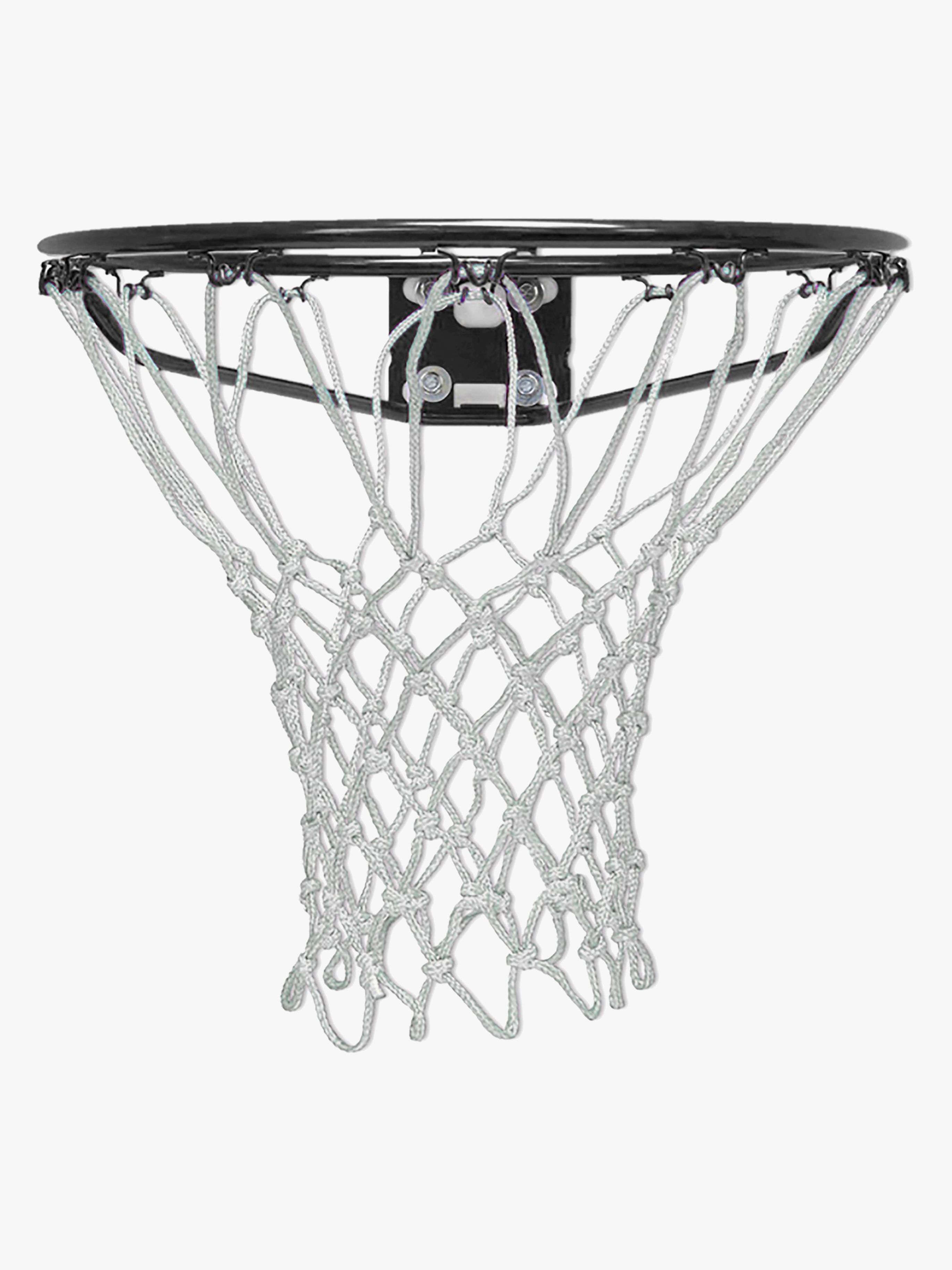Basketballkorb mit Netz, Schwarz / Weiß