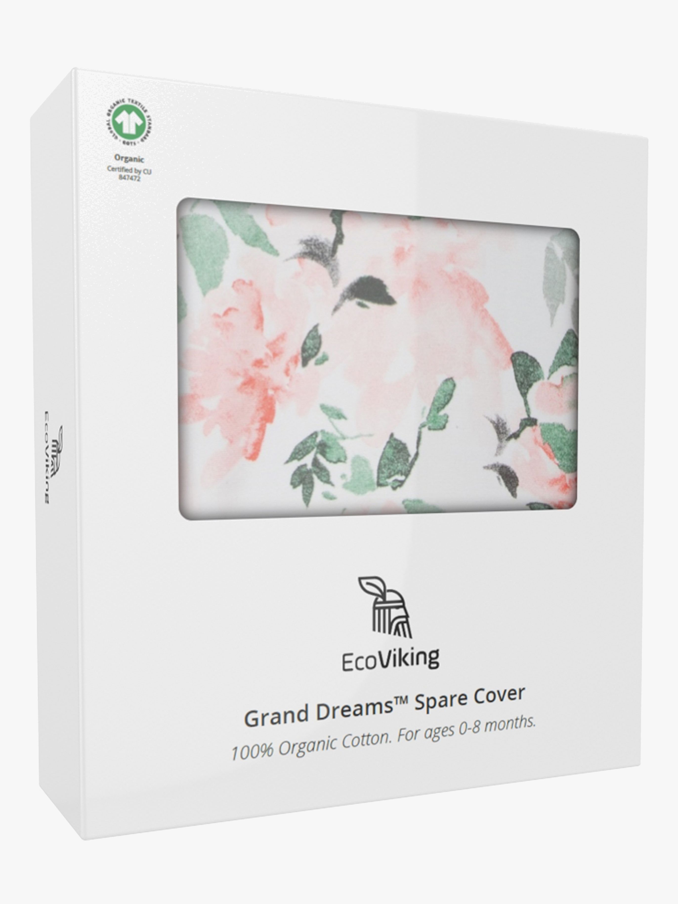 Organic Babynest Bezug Rose Garden