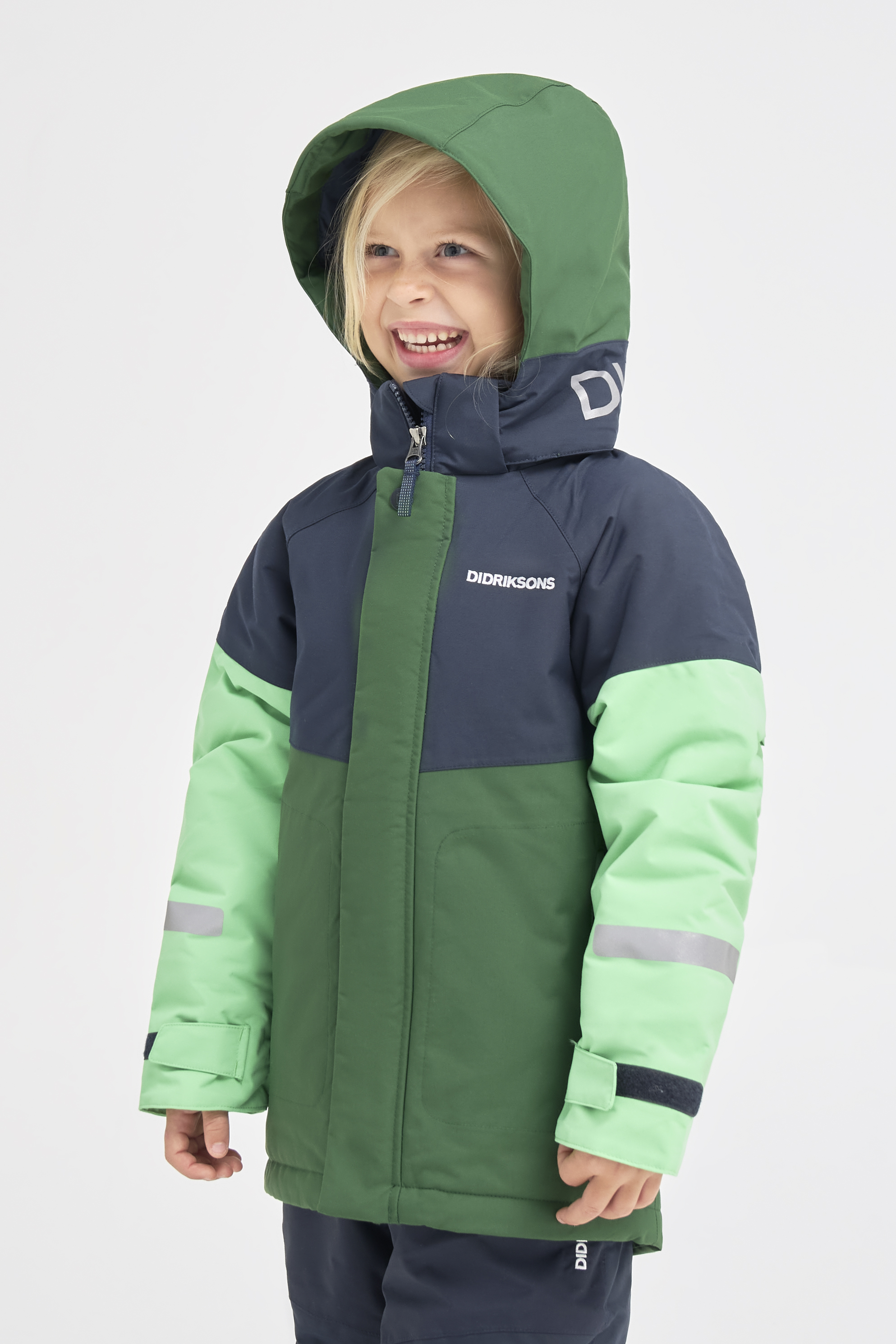 Didriksons Lun Winterjacke, Pine Green, 100