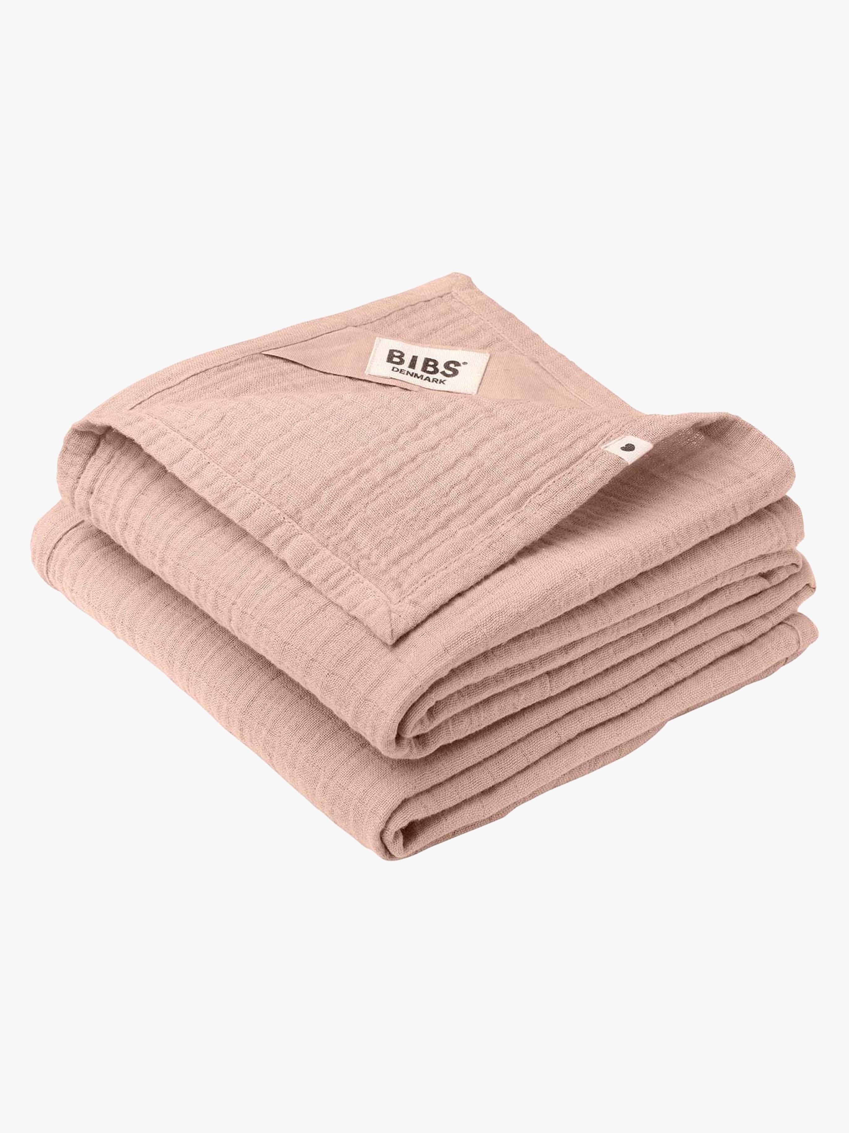 BIBS Musselintuch 2er-Pack, Blush