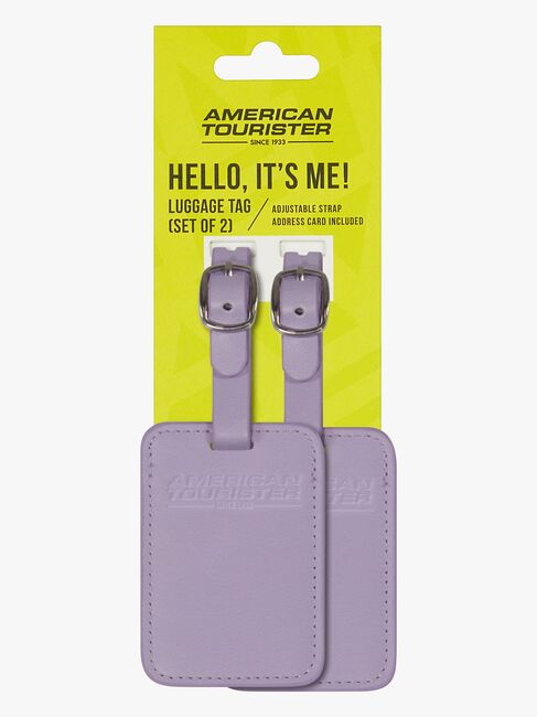 American Tourister Gepäckanhänger 2er-Pack, Digital Lavender