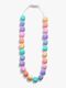 Jellystone Designs Die Prinzessin auf der Erbse Beißkette Medium Regenbogen, Pastellfarben