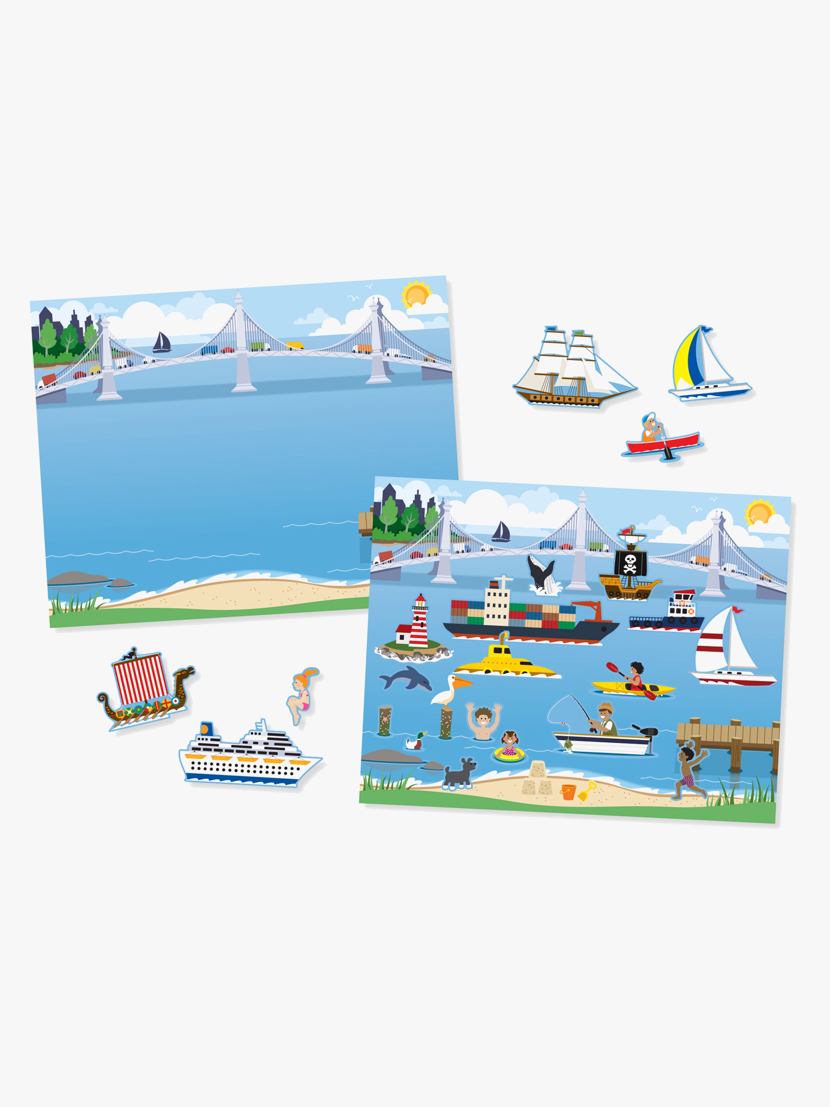 Melissa &  Doug Wiederverwendbares Stickerbuch Fahrzeug