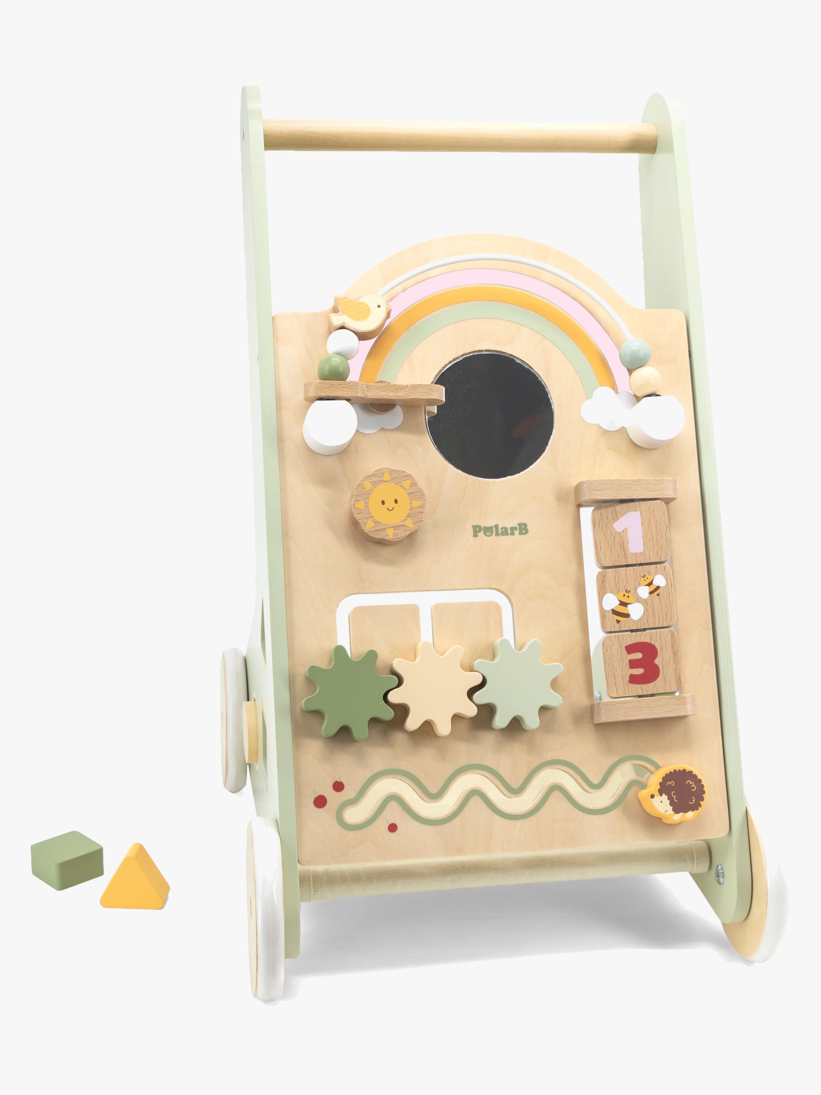 PolarB Lauflernwagen, Grün, Babyspielzeug