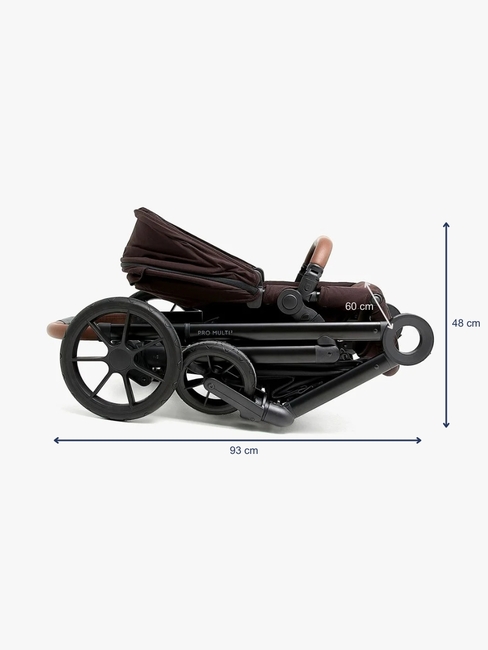 Beemoo Pro Multi 2 Kinderwagen, Espresso Brown