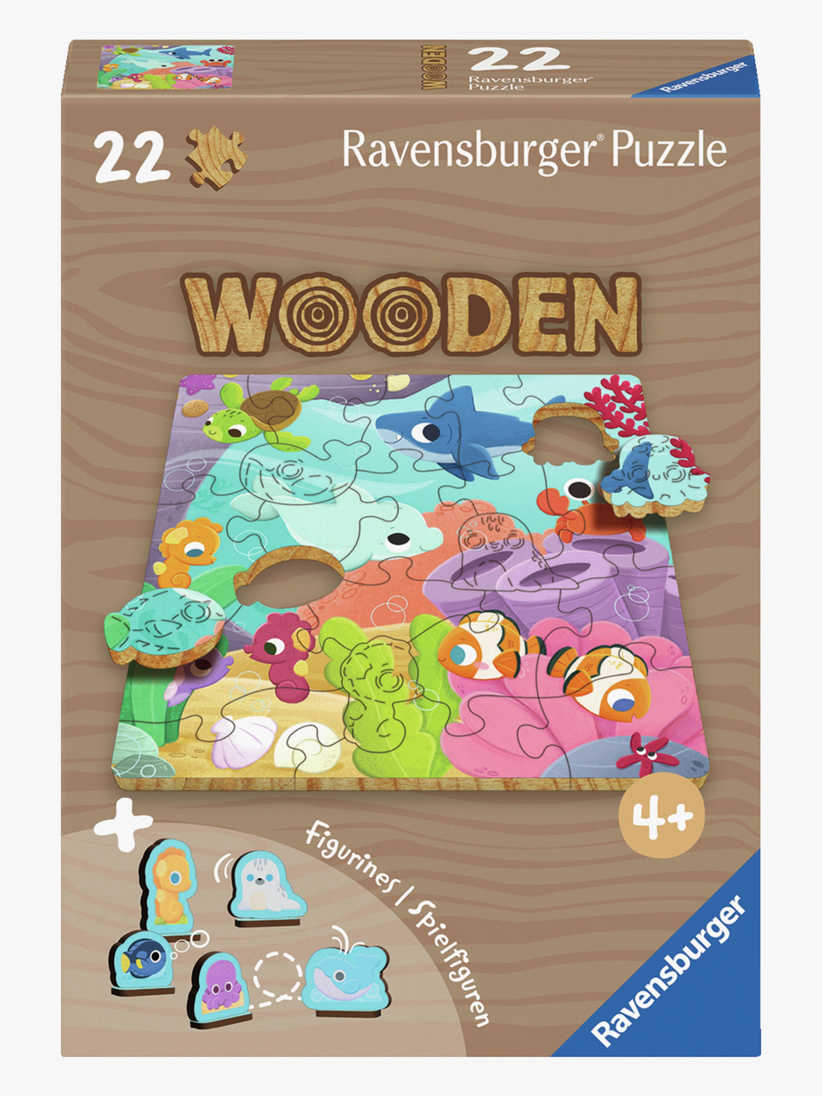 Holzpuzzle Unter Der Oberfläche 22 Teile