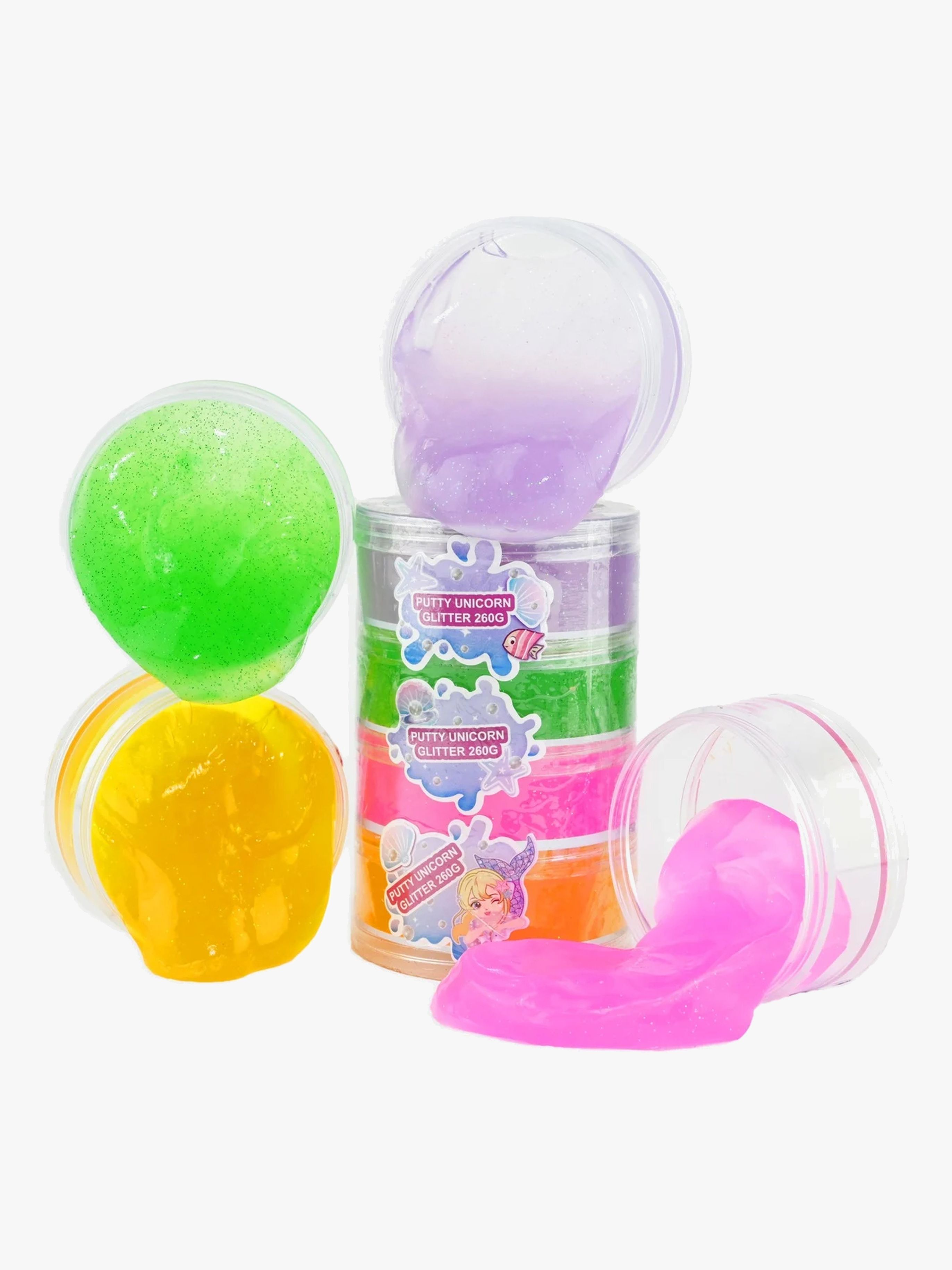 Putty Unicorn Glitzer Schleim 4-in-1