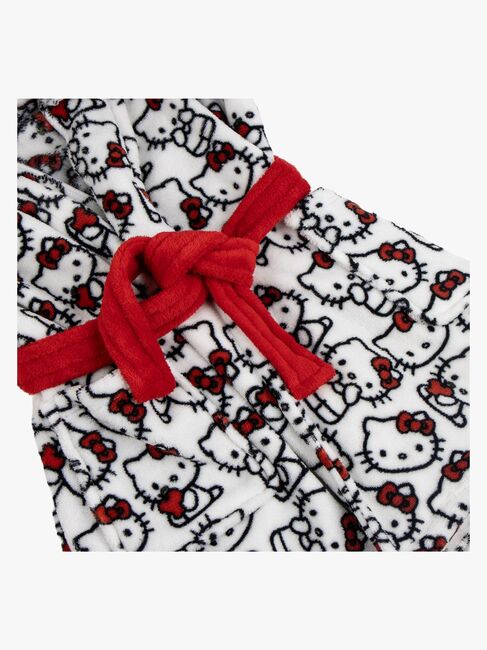 Hello Kitty Morgenrock, Weiß/Rot