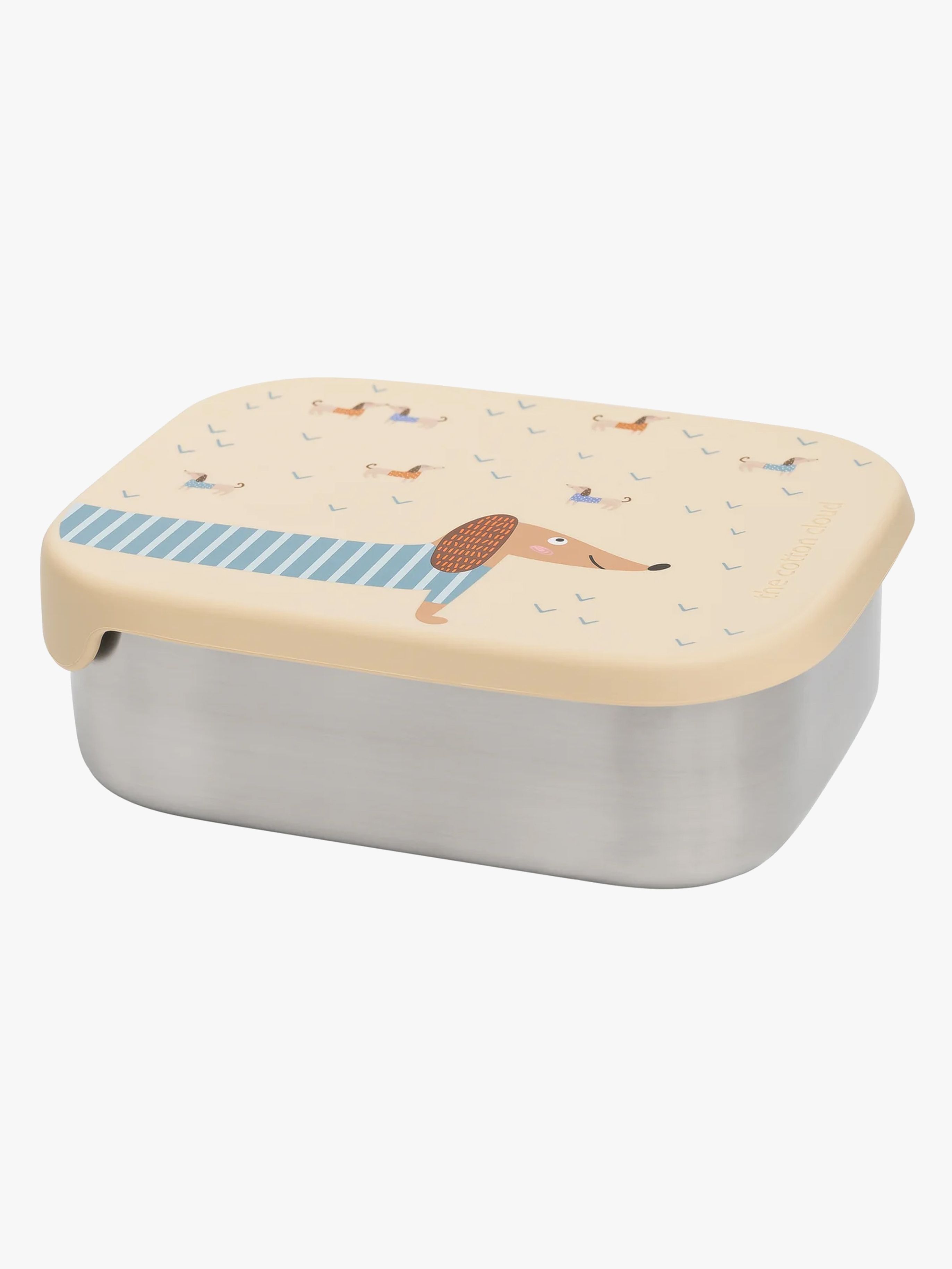 The Cotton Cloud Stainless Steel Brotdose, Teckel
