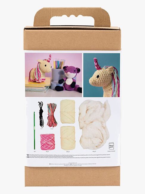 Creativ Company Häkelset Amigurumi Einhorn DIY