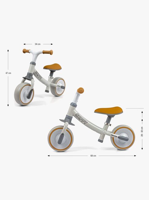 Milly Mally Skippy Laufrad, Weiß
