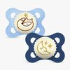 MAM Orginal Night Schnuller Silikon 2er-Pack 0-6m, Blau