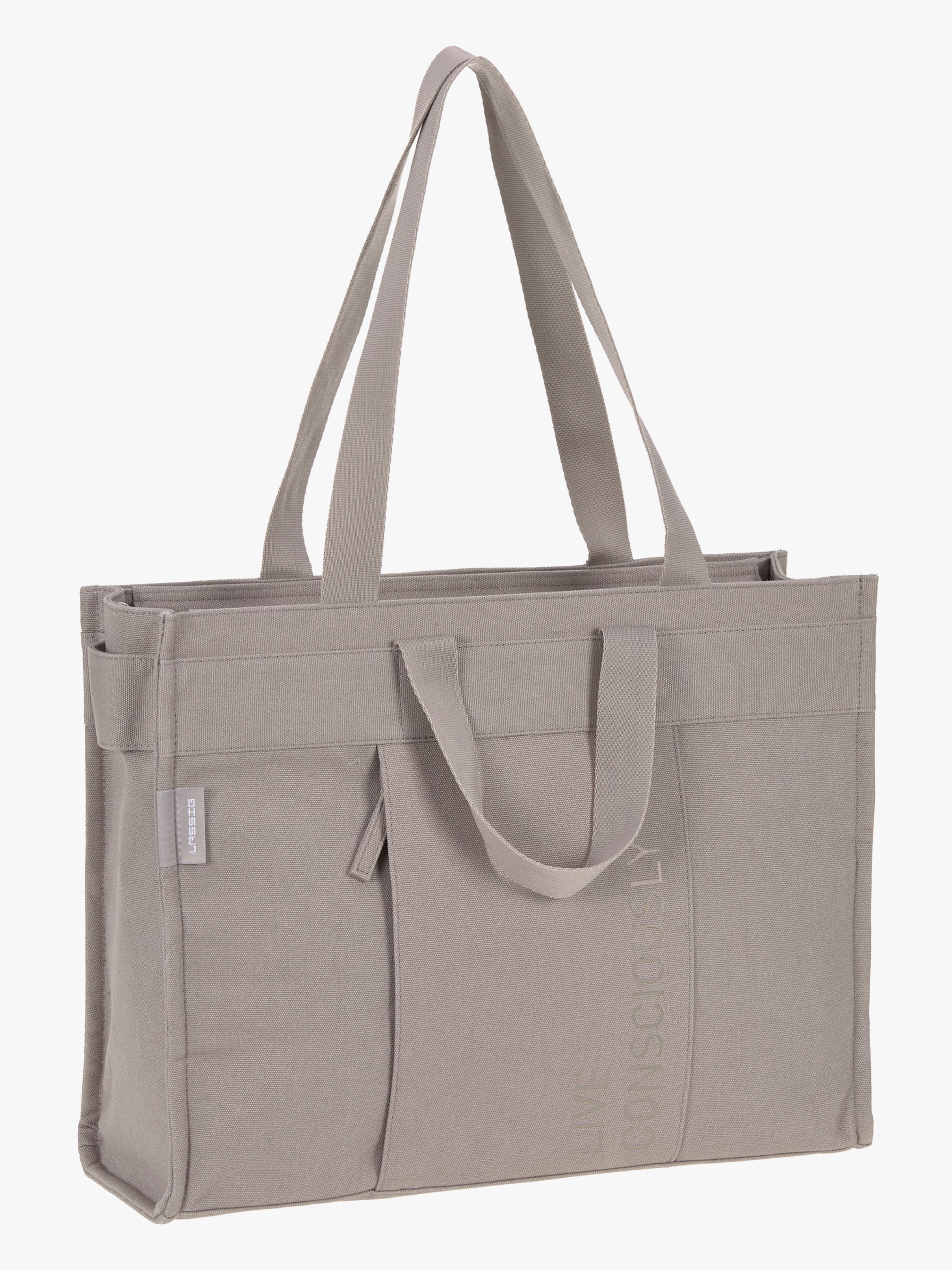 Tote Wickeltasche, Taupe