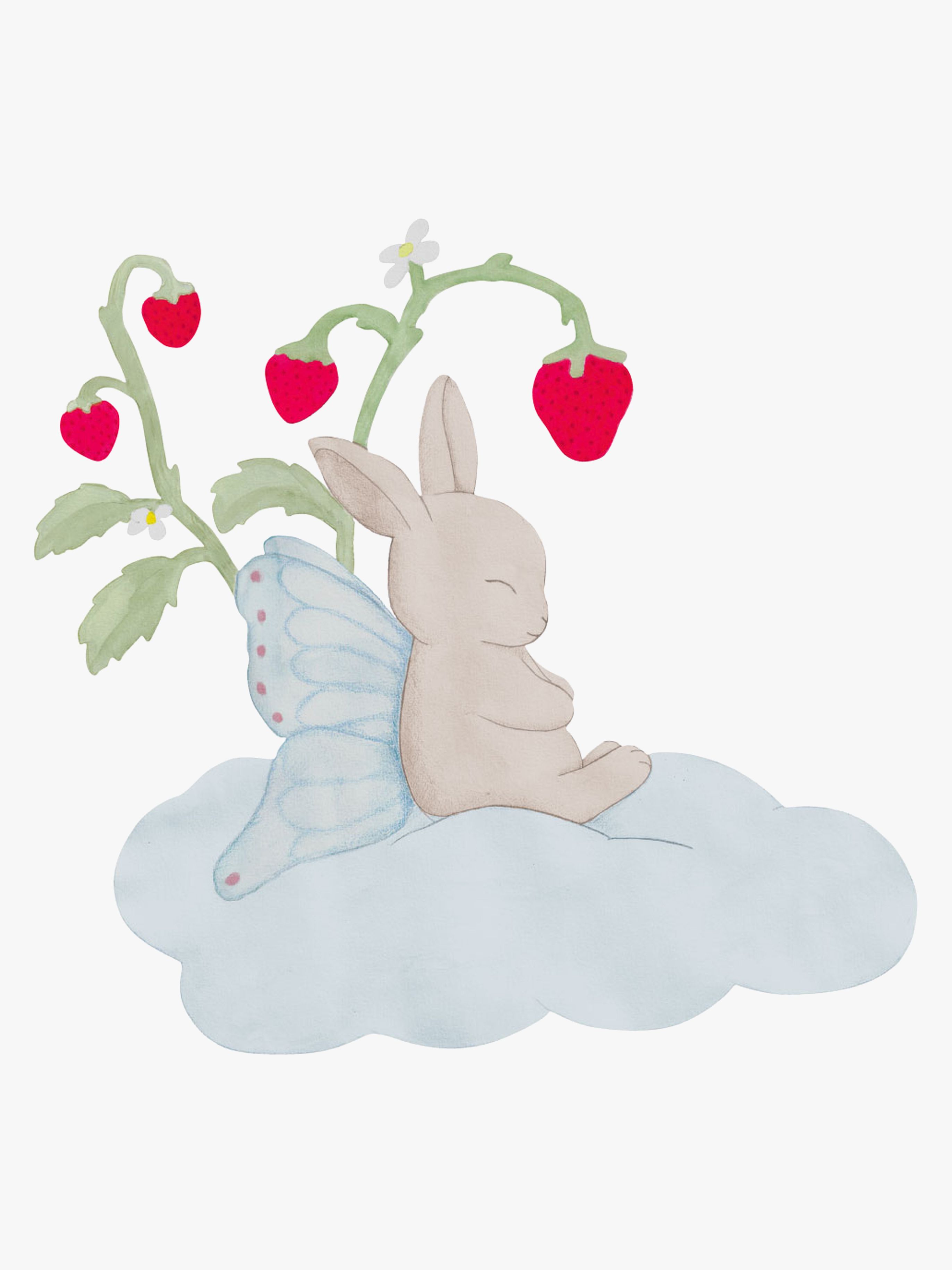 Wandaufkleber Strawberry Dreams