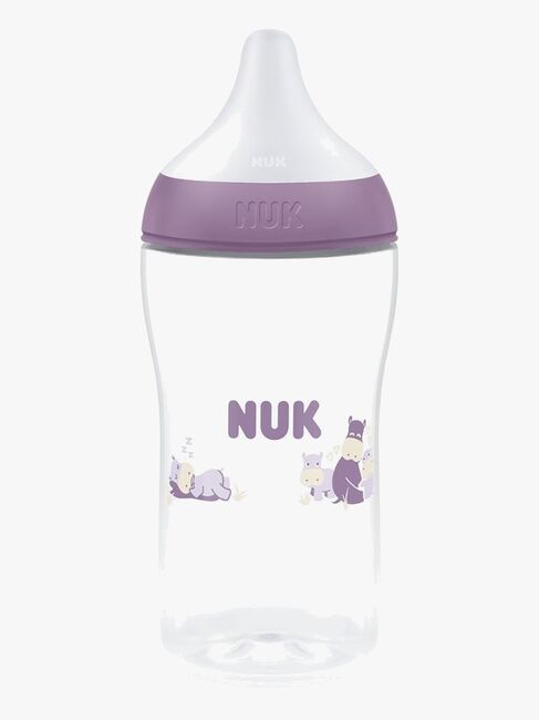 NUK Perfect Match Babyflasche 260 ml, Hippo
