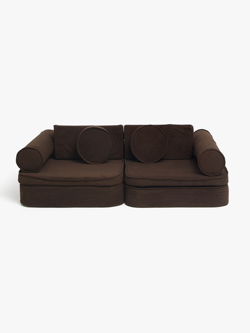 Alice & Fox BEN  Zusammenbaubares Sofa, Brown