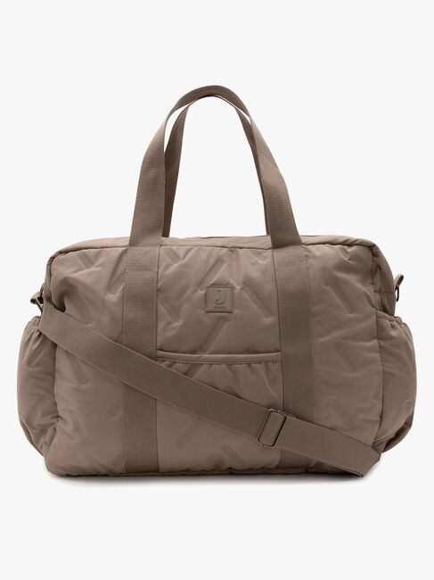 Jollein Embossed Lily Wickeltasche, Milky Coffee