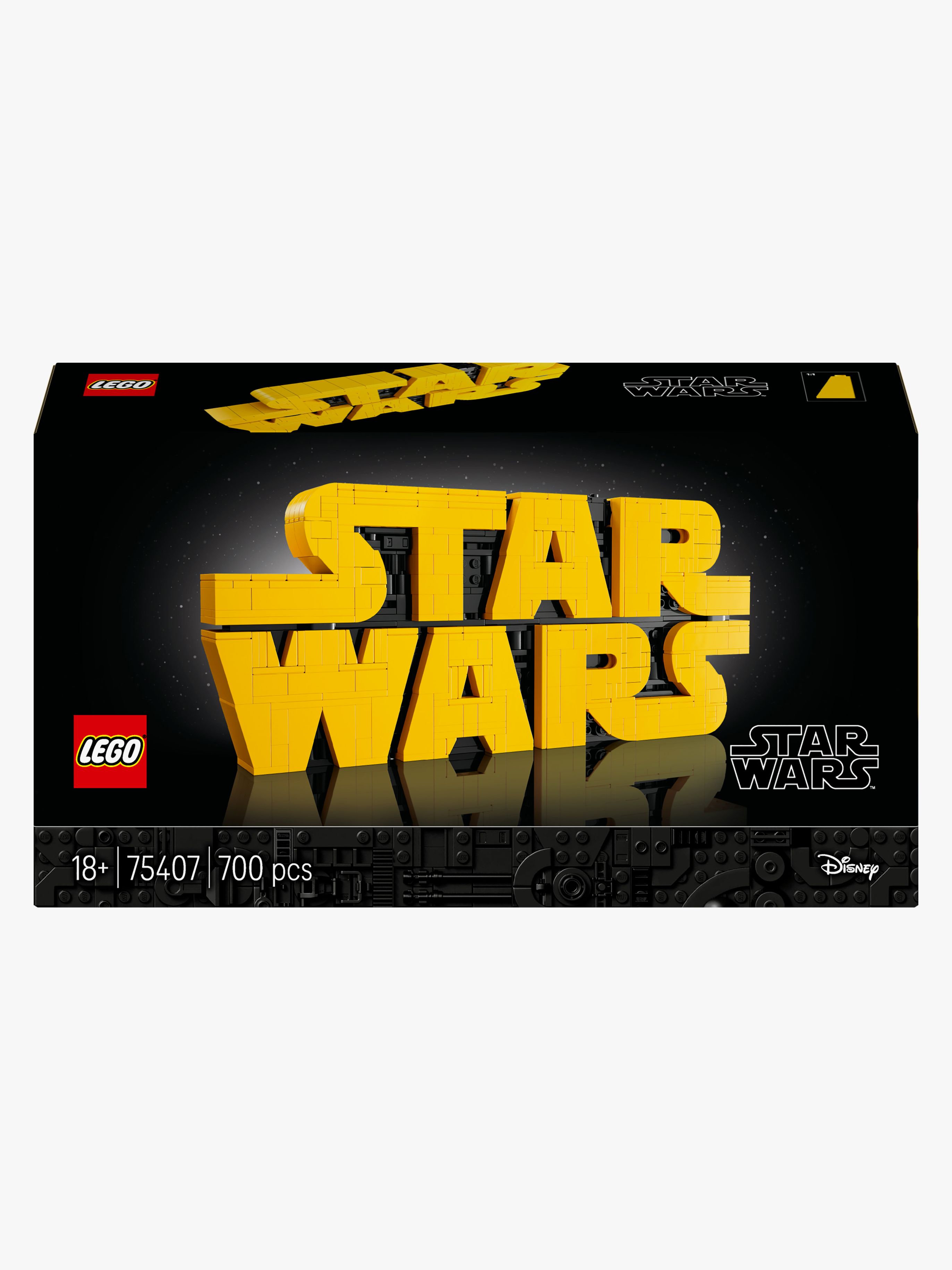 LEGO Star Wars 75407 Star Wars Logo aus LEGO Steinen