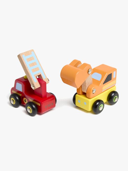 VIGA Mini Fahrzeug-Set 6 Teile
