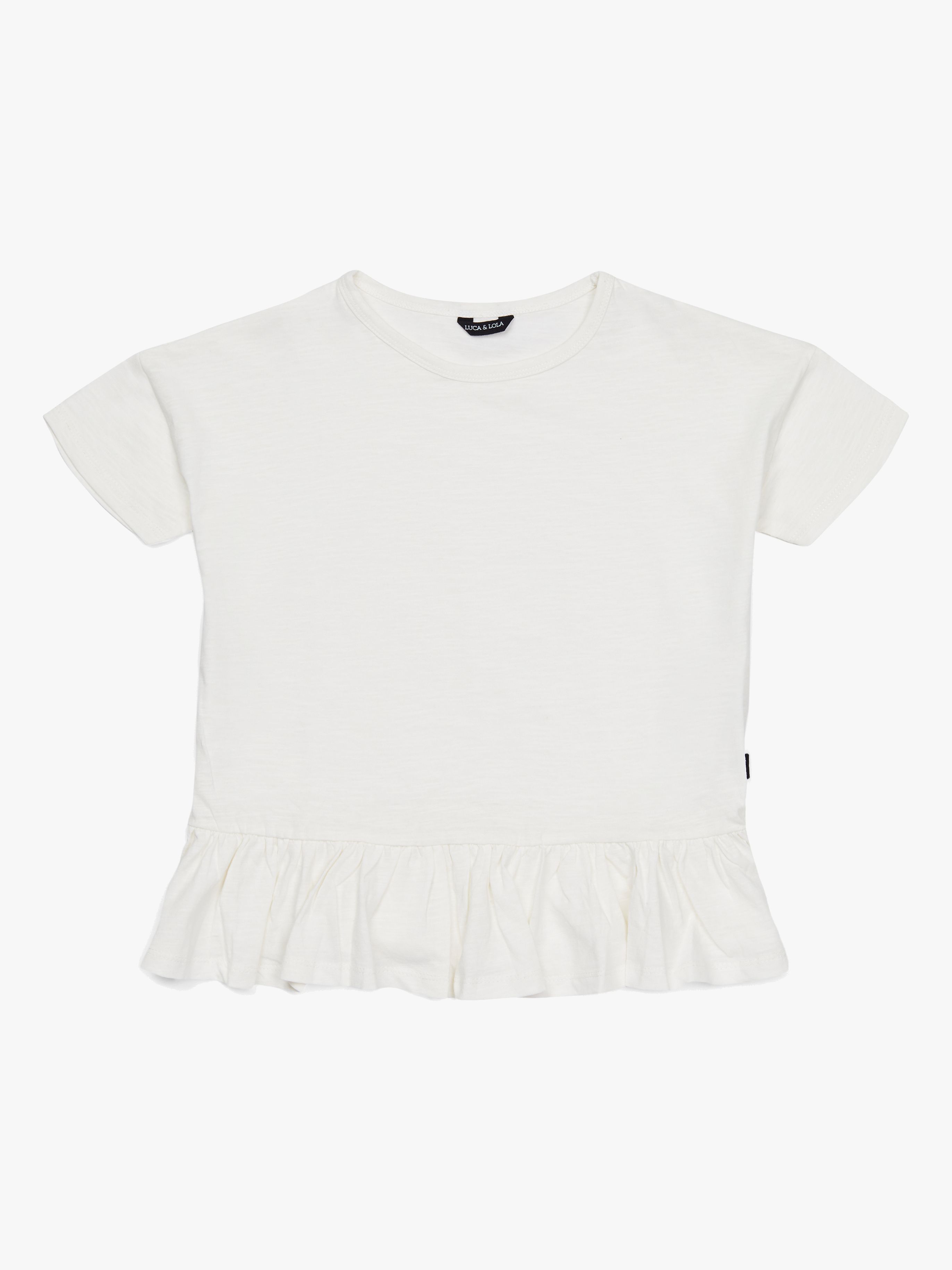 Luca &  Lola Natalia Top, White 146-152