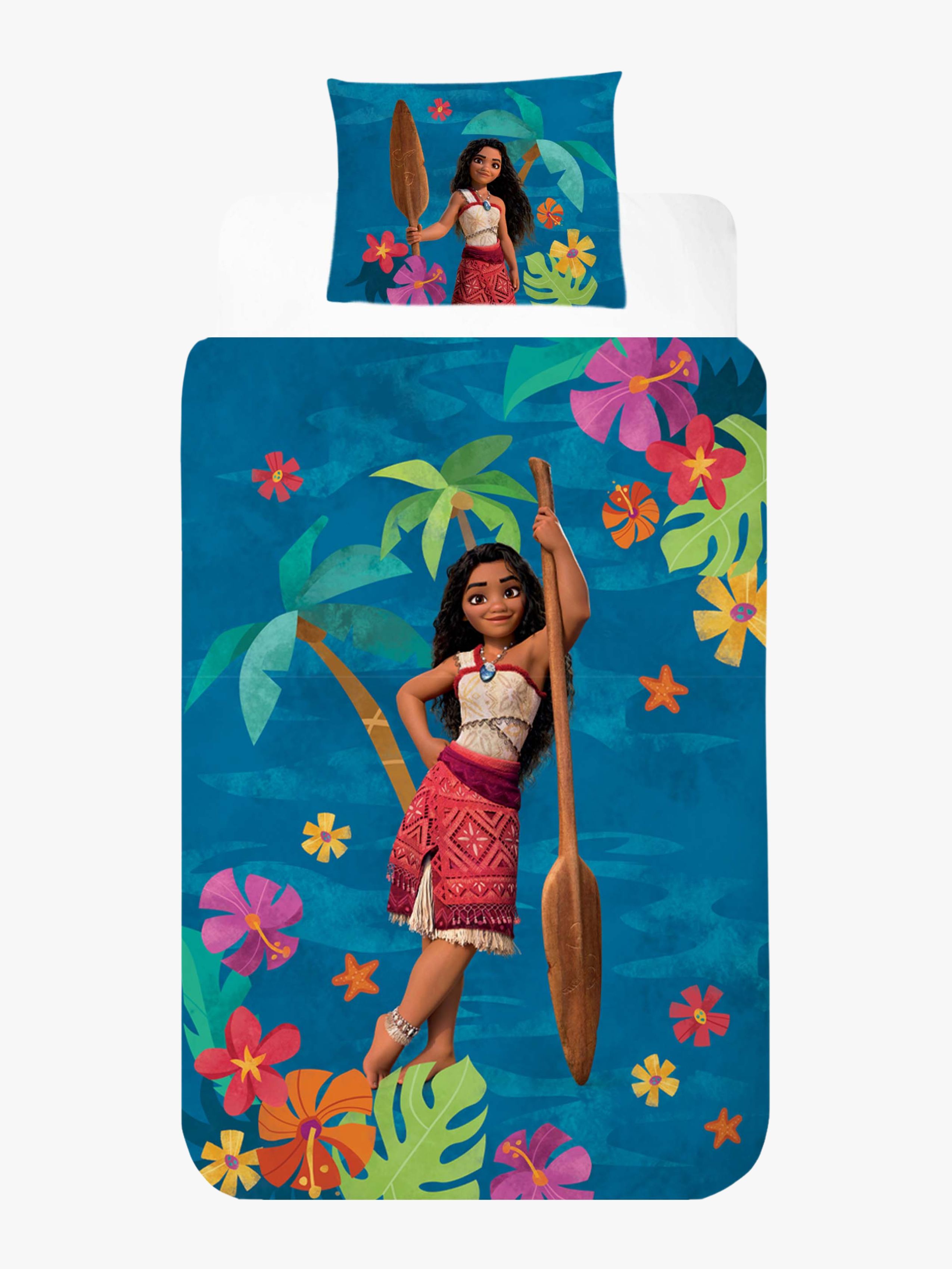 Disney Vaiana Bettwäsche 150 x 210 cm, Blau