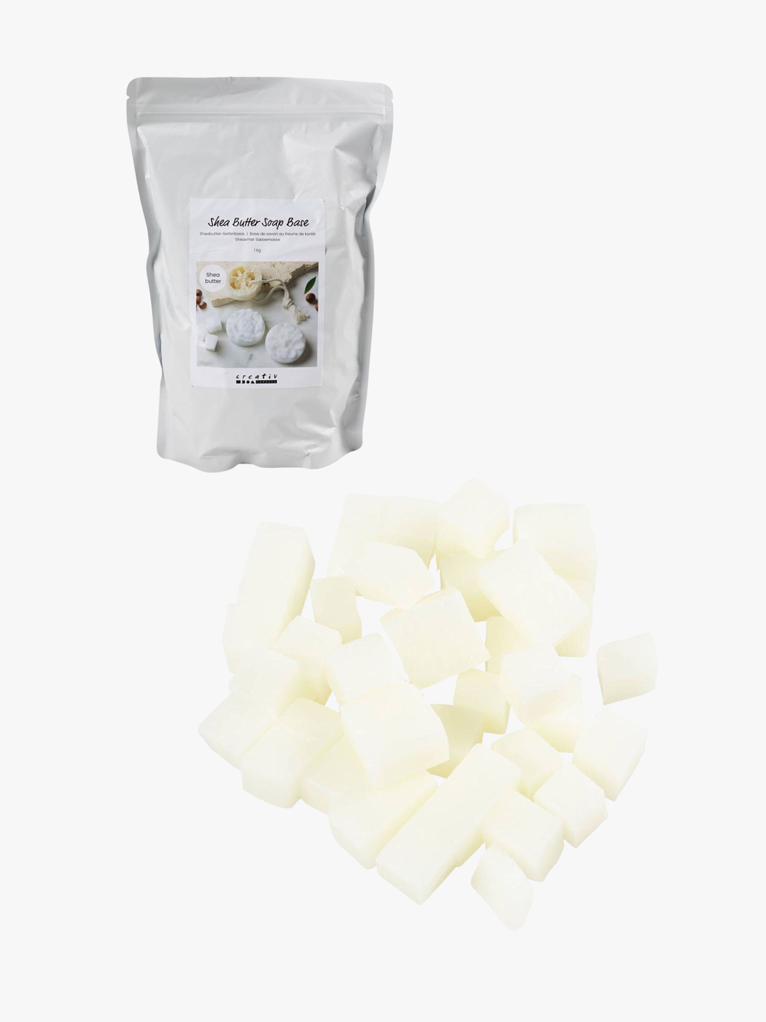 Creativ Company Seifenmasse Sheabutter 1000 g