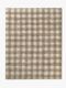 LorenaCanals Waschbar Vichy Teppich 90x120 cm, Marron