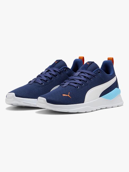 Puma Anzarun Lite Sneaker, Blue Jewel/Vermillion