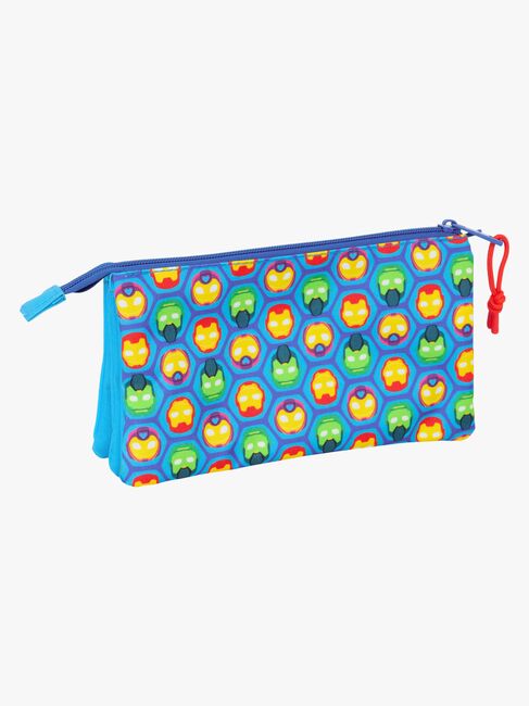 Marvel Iron Man Dreifach-Federmäppchen, Blau