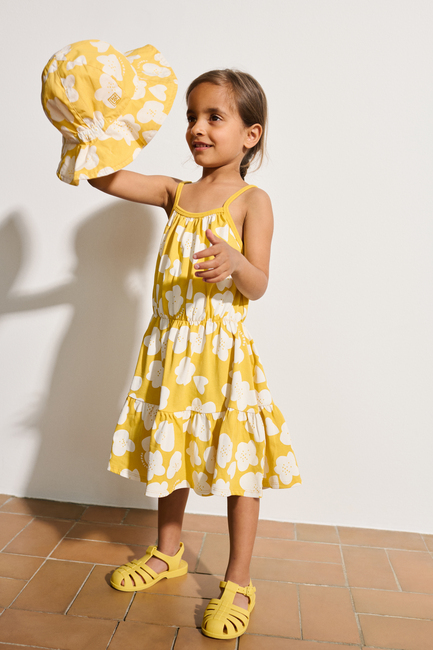 LIEWOOD Amelia Sonnenhut Wendbar, Flower/Lemon Yellow