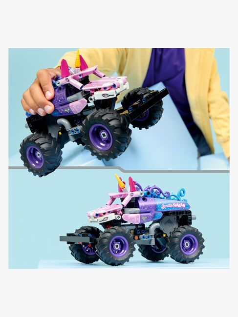 LEGO Technic 42220 Monster Jam Sparkle Smash mit Rückziehmotor