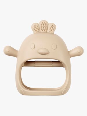 Nattou Soft Silicone Handschuh Beißspielzeug, Clay