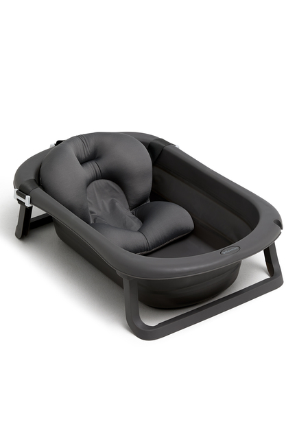 Beemoo CARE Assist Badewanne inkl. Badestütze, Deep Grey