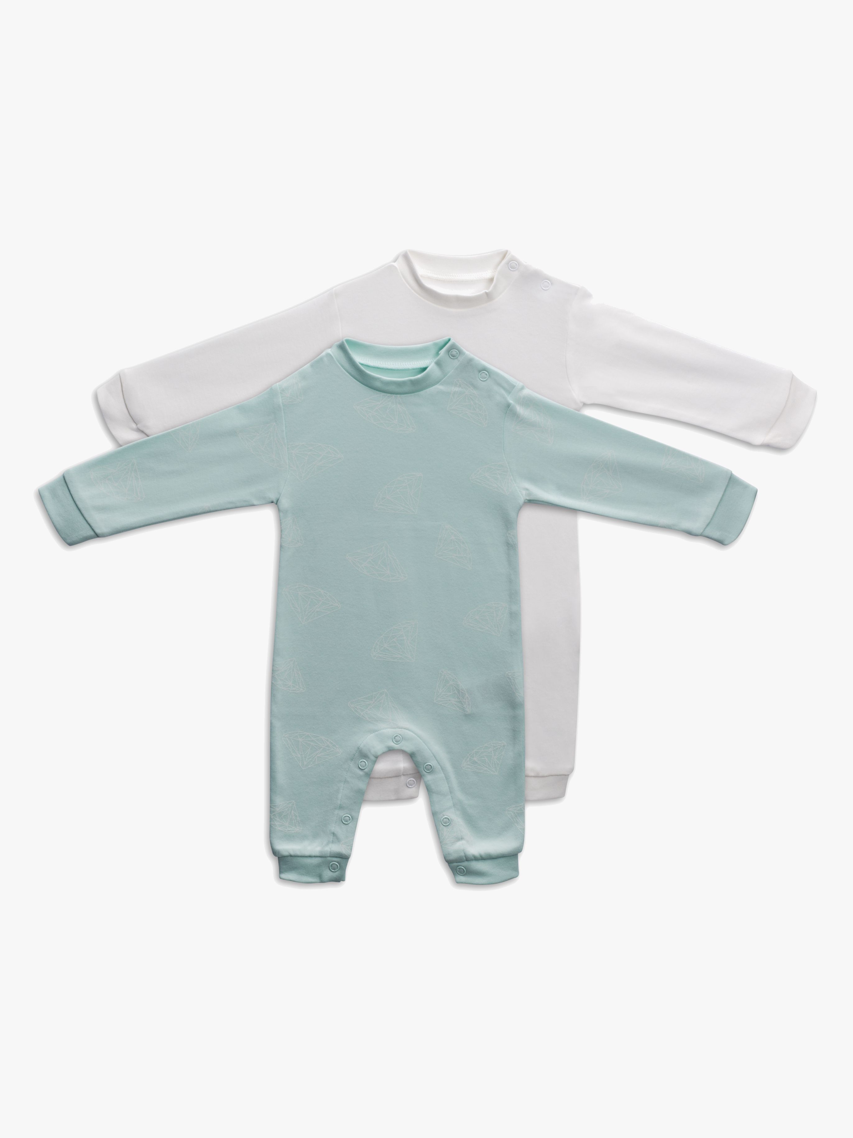 Tiny Treasure Maxime Overall 2er-Pack, Opal Blue 62