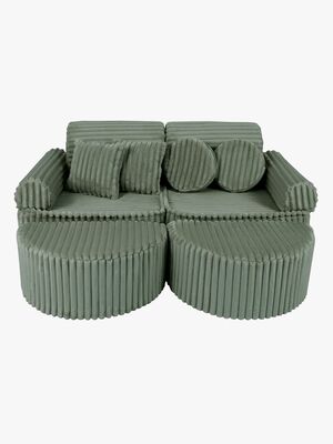 MeowBaby Churros Sofa Max, Olive Sage Green